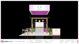 20x20 Island booth design by Exhibit-Rentals